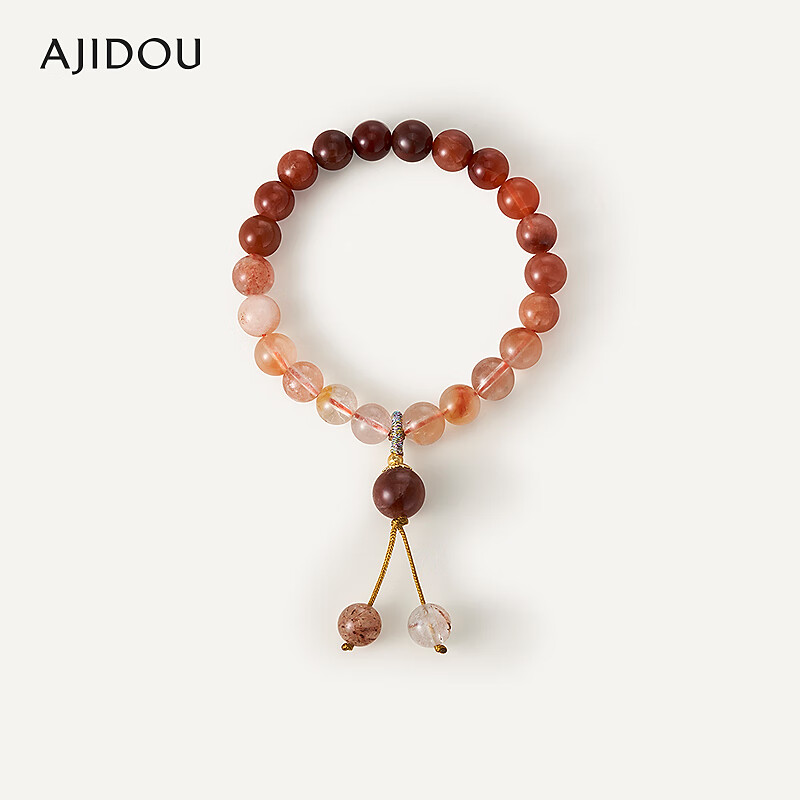 AJIDOU阿吉豆时尚水晶串珠手链手串小众轻奢文玩串珠寓意福气来财