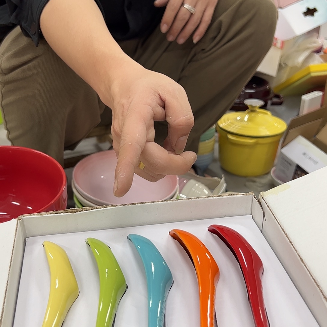 陶瓷五色勺子套装