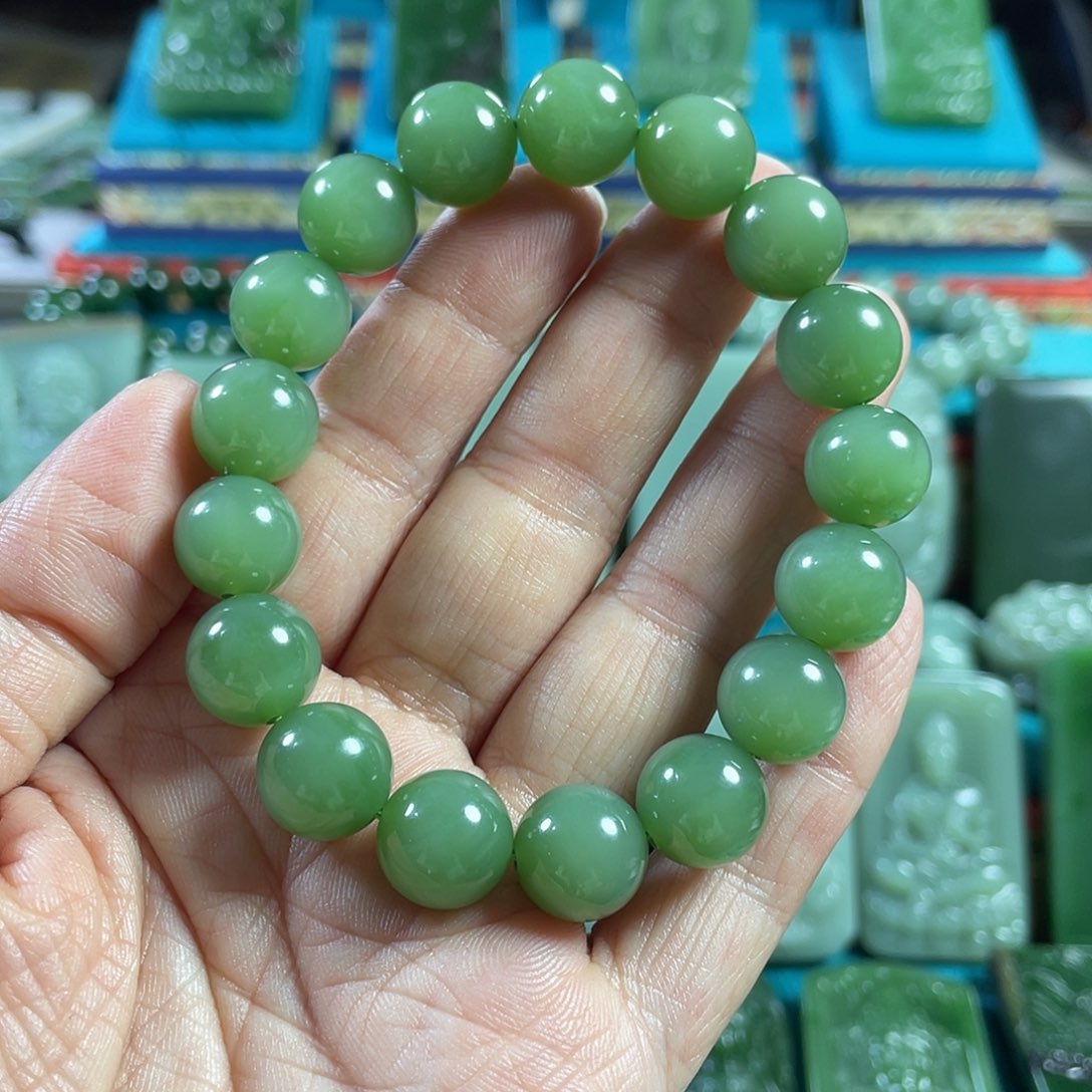 和田玉手串未镶嵌