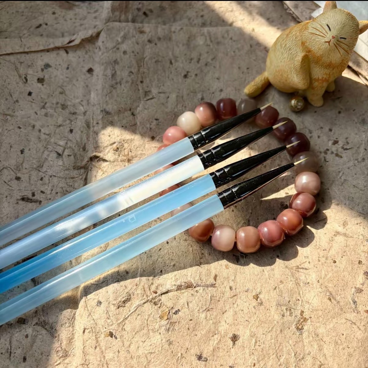 【青00/冰川系列】专业短勾极细勾线笔油画笔涂色笔丙烯尼龙毛专用