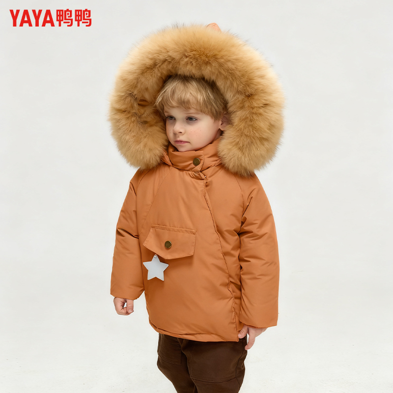 鸭鸭儿童羽绒服2025