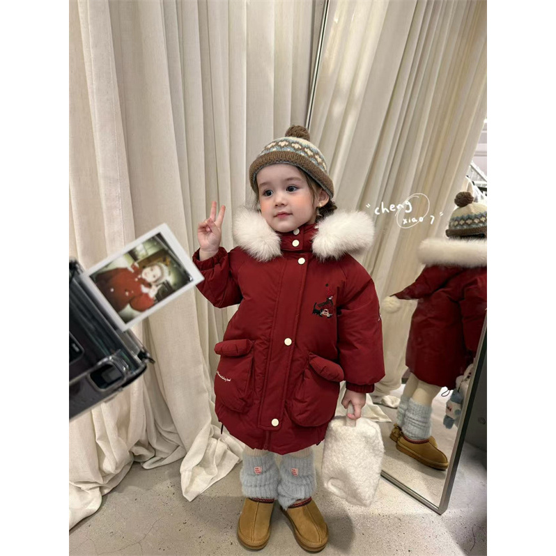 橙小7·25冬~精灵帽羽绒服XQ55533（童装汉服）