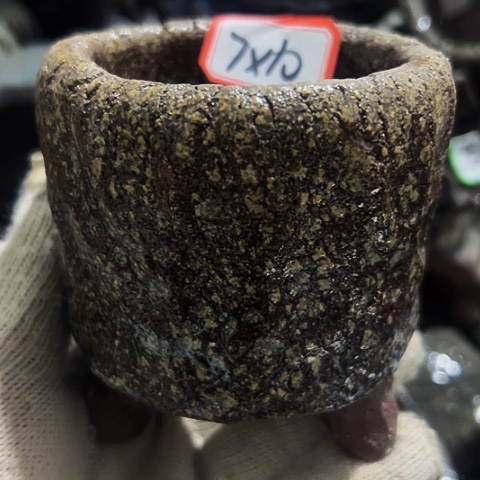 红陶粗陶花盆手工