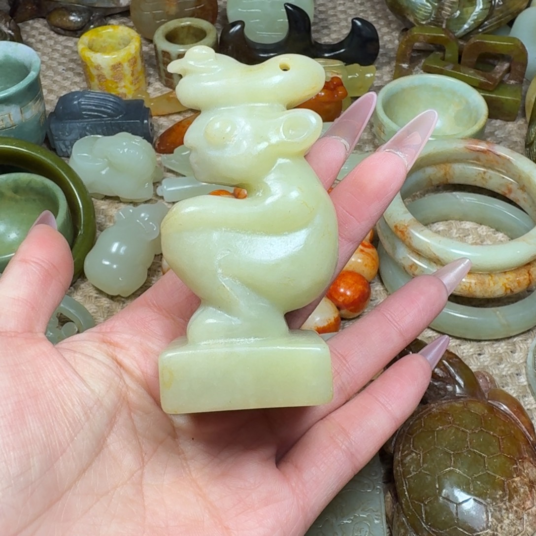 白玉菩提吊坠挂件