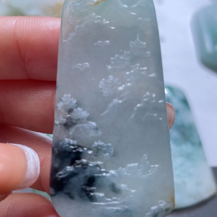 定制翡翠未镶嵌毛货