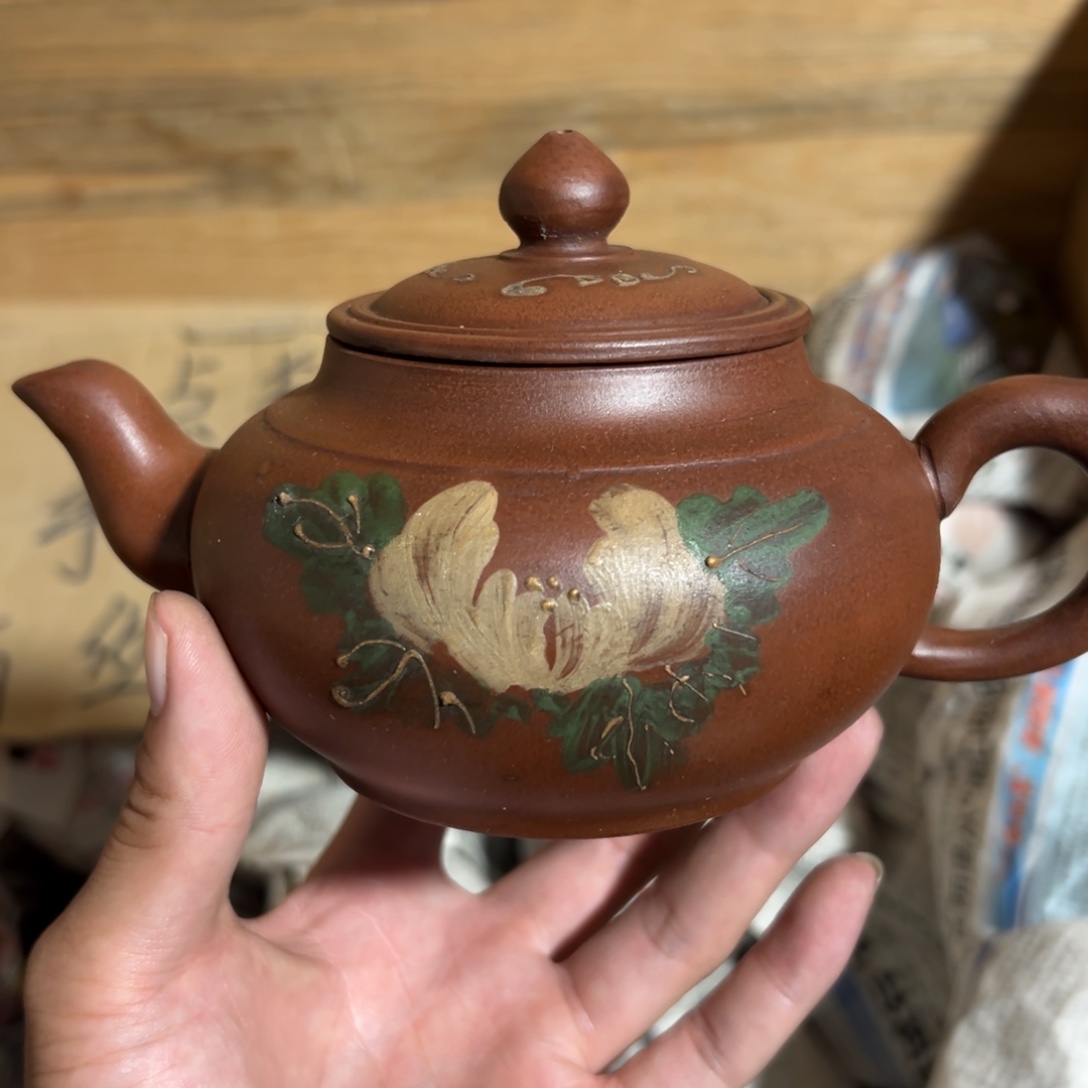 紫砂茶壶老厂紫砂壶一件！