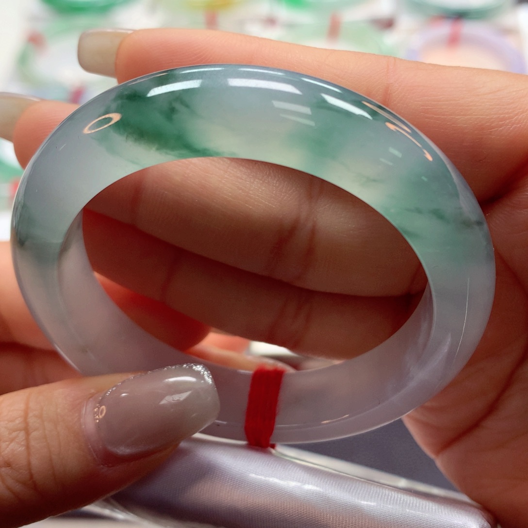 翡翠手镯未镶嵌50正13号88