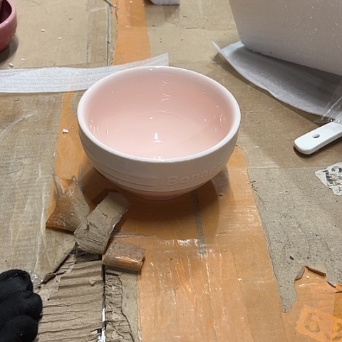 微瑕，不能明火，4.5英寸，8个粉色