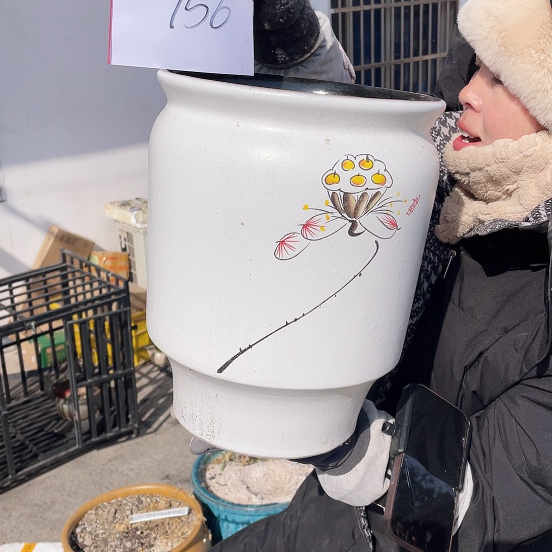 红陶王嫂花盆0207-756