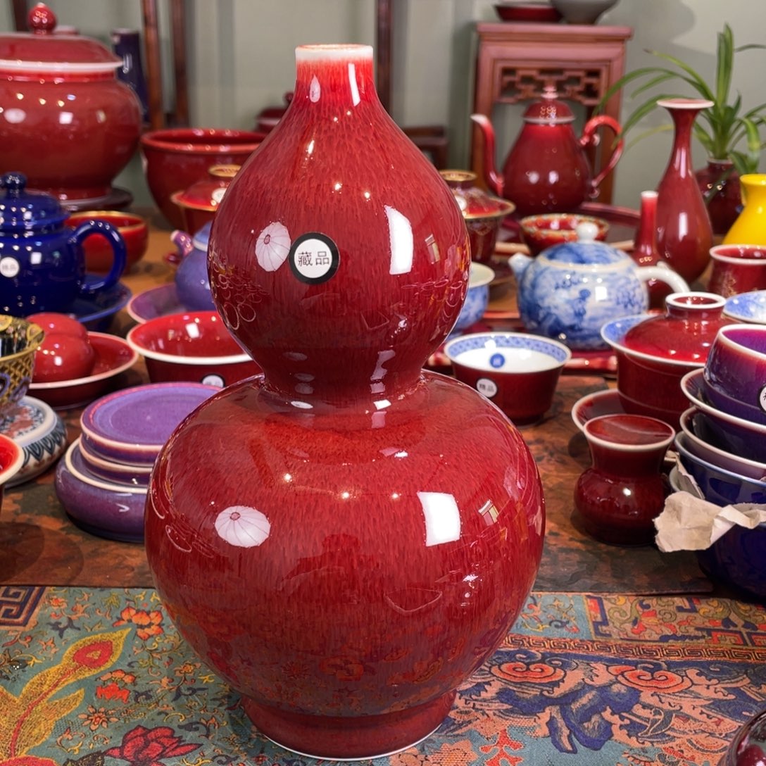 清欢雅玩原矿郎红藏品葫芦