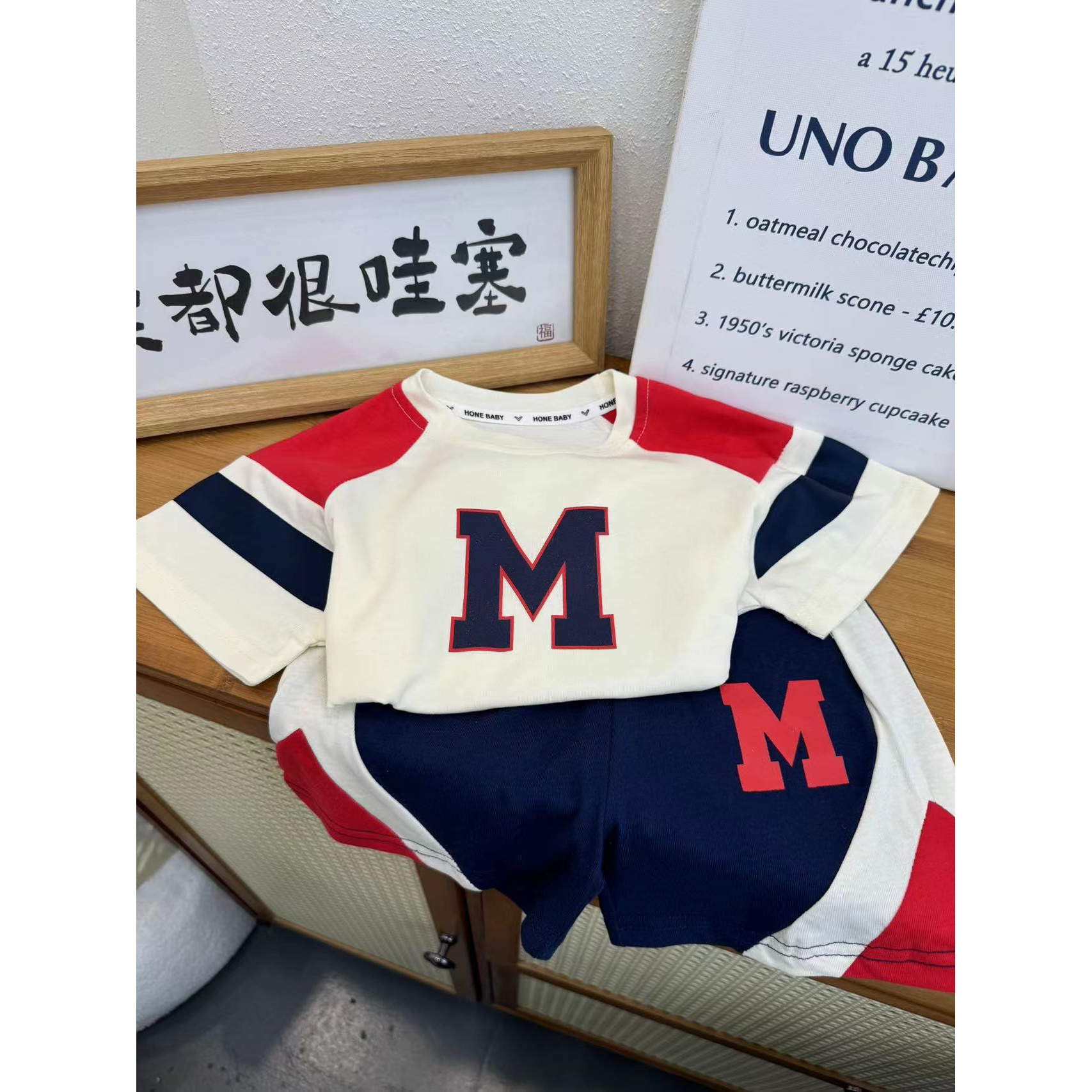 【LAOHE】TZ-0193 运动洋气时尚休闲夏季速干帅气韩版夏款半袖套装