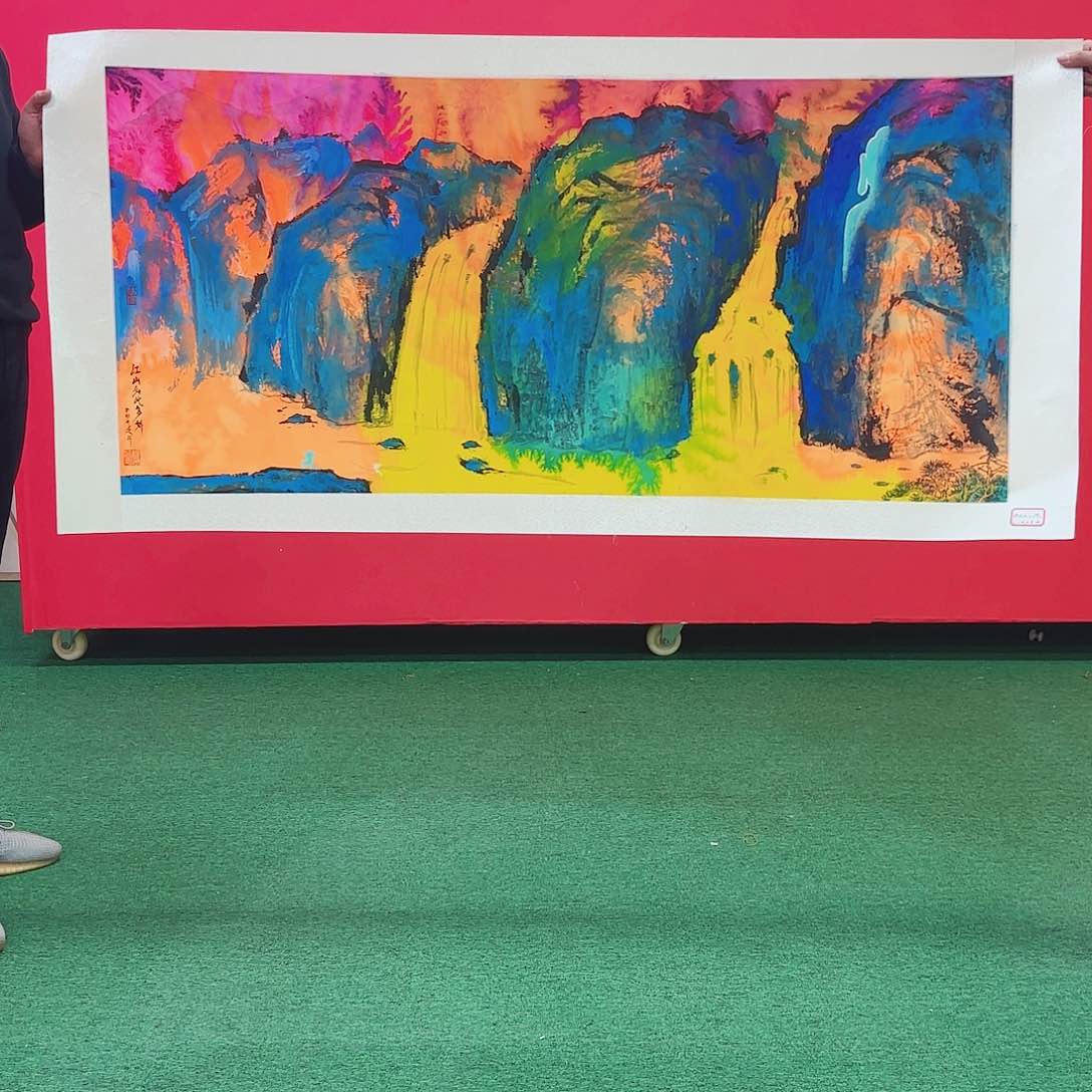 国画艺术家的作品