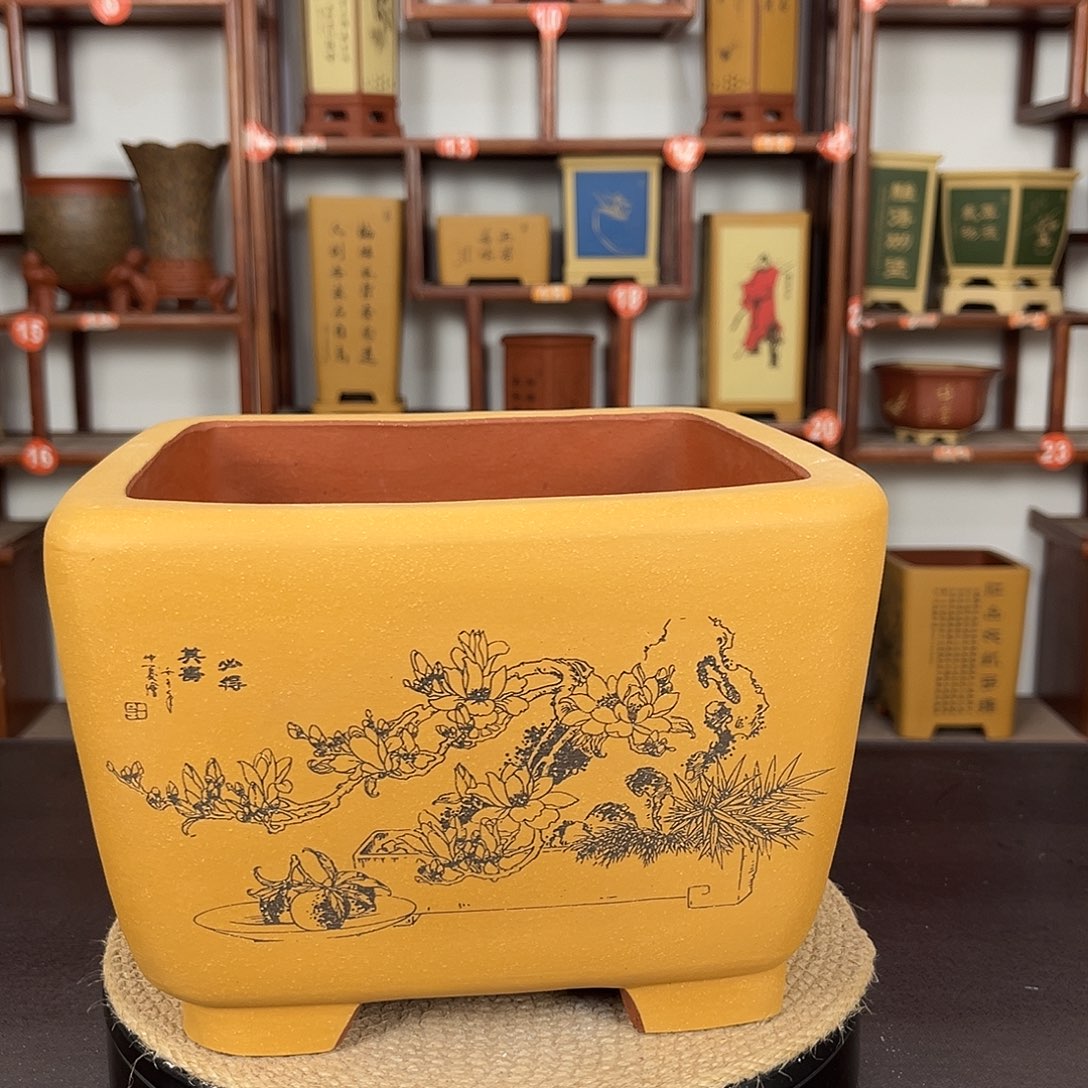 紫砂花盆紫砂花盆