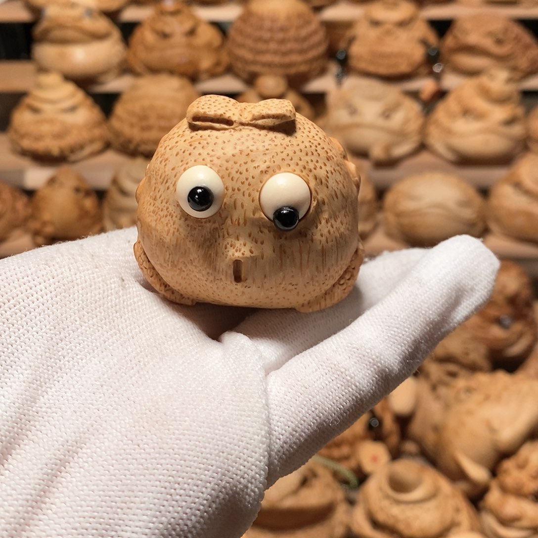 竹竹根雕金蟾竹根雕