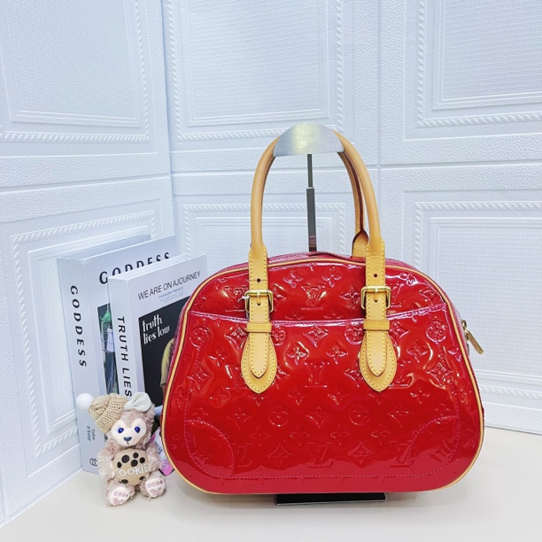95新 LouisVuitton/路易威登 红色手提中古包