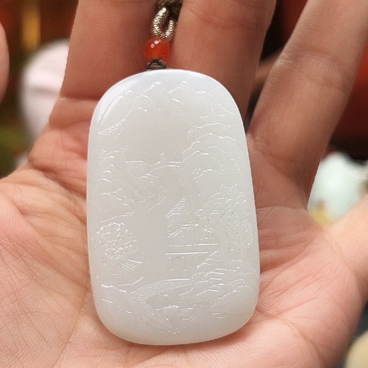 和田玉颈饰未镶嵌