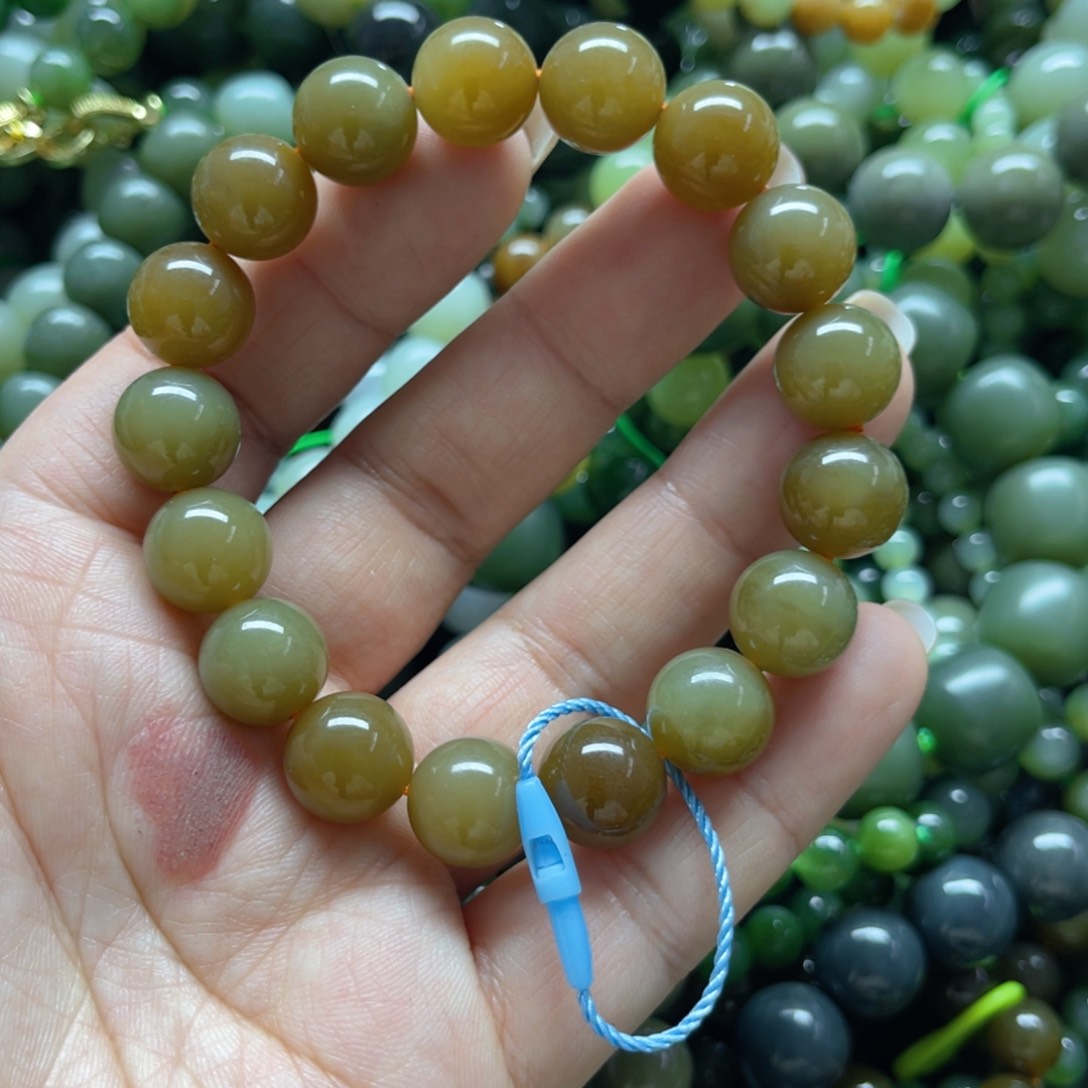 和田玉手链未镶嵌