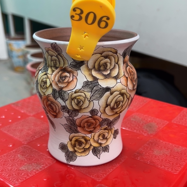 酸***࿐紫砂花盆水晶花盆306