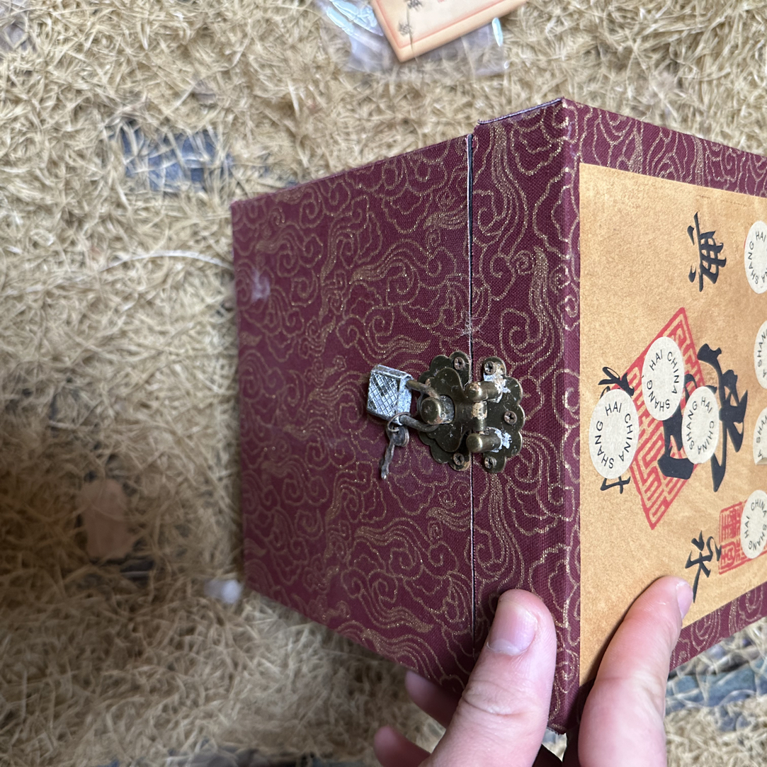 【闪购商品】木摆件精美高端碗红當盒一件链接