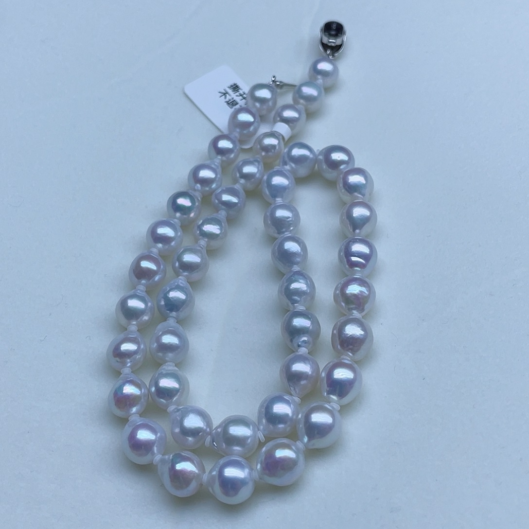 淡水珍珠颈饰银S925镶嵌