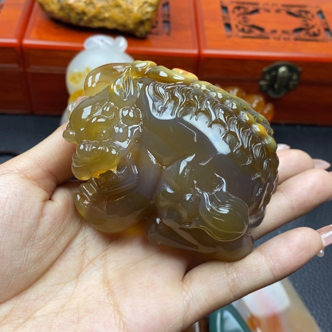 玛瑙/玉髓手把未镶嵌