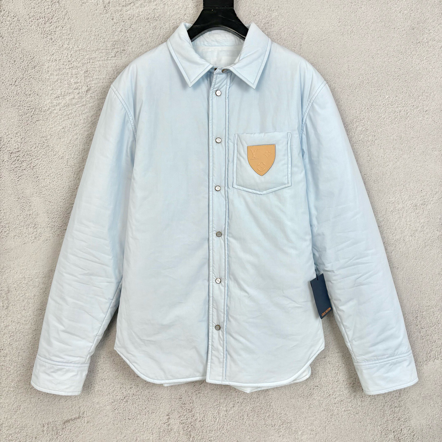 未使用 LouisVuitton/路易威登 浮雕logo棉服 50码 YH17488