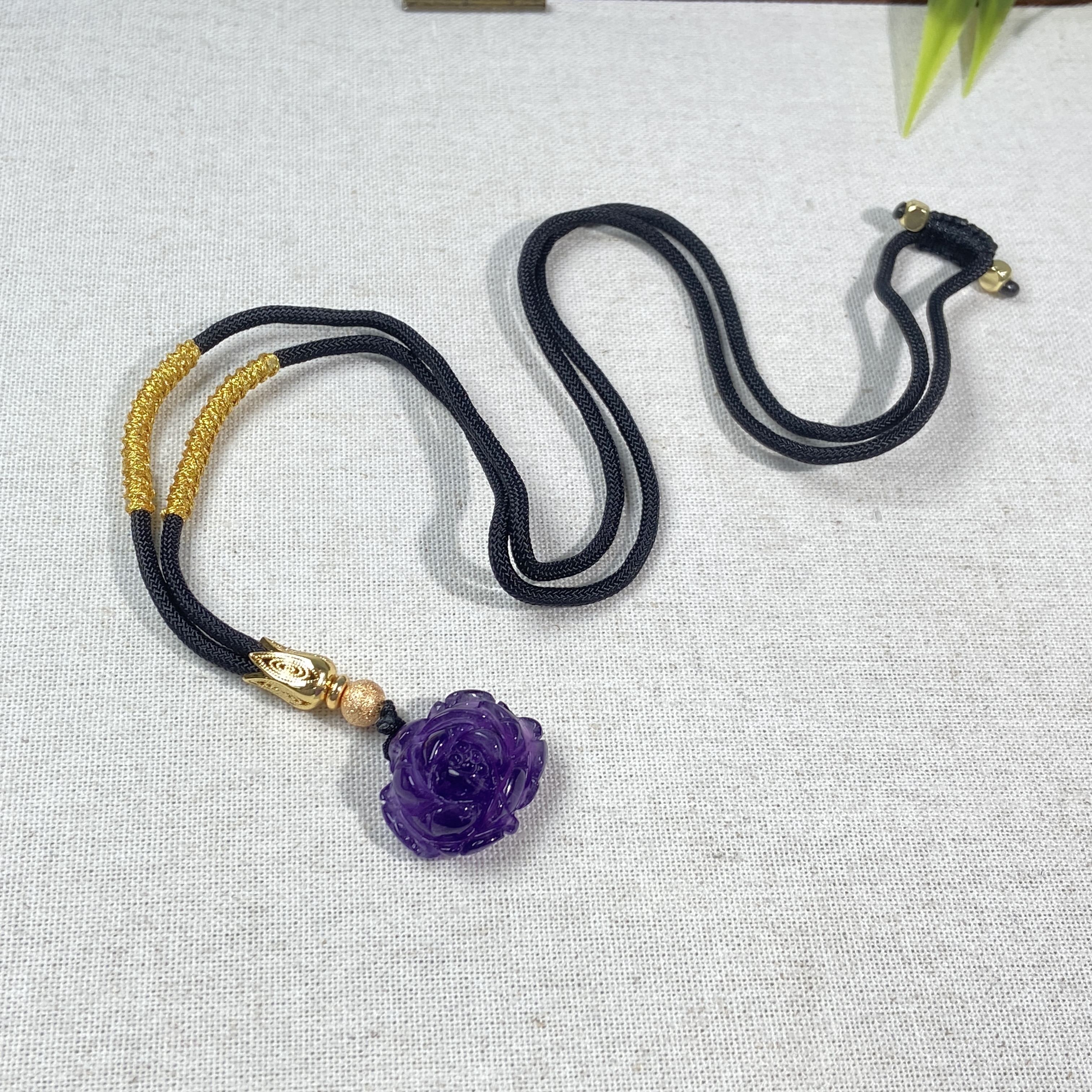 【星浩珠宝】紫水晶吊坠17-9T15L677【多样性发一件】16*22mm带绳