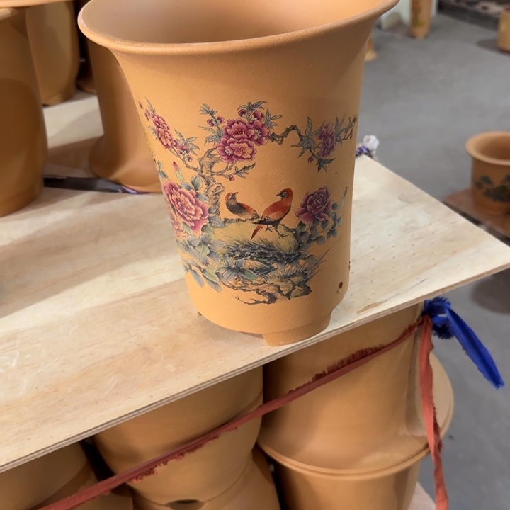 紫砂花盆 包邮包破损 