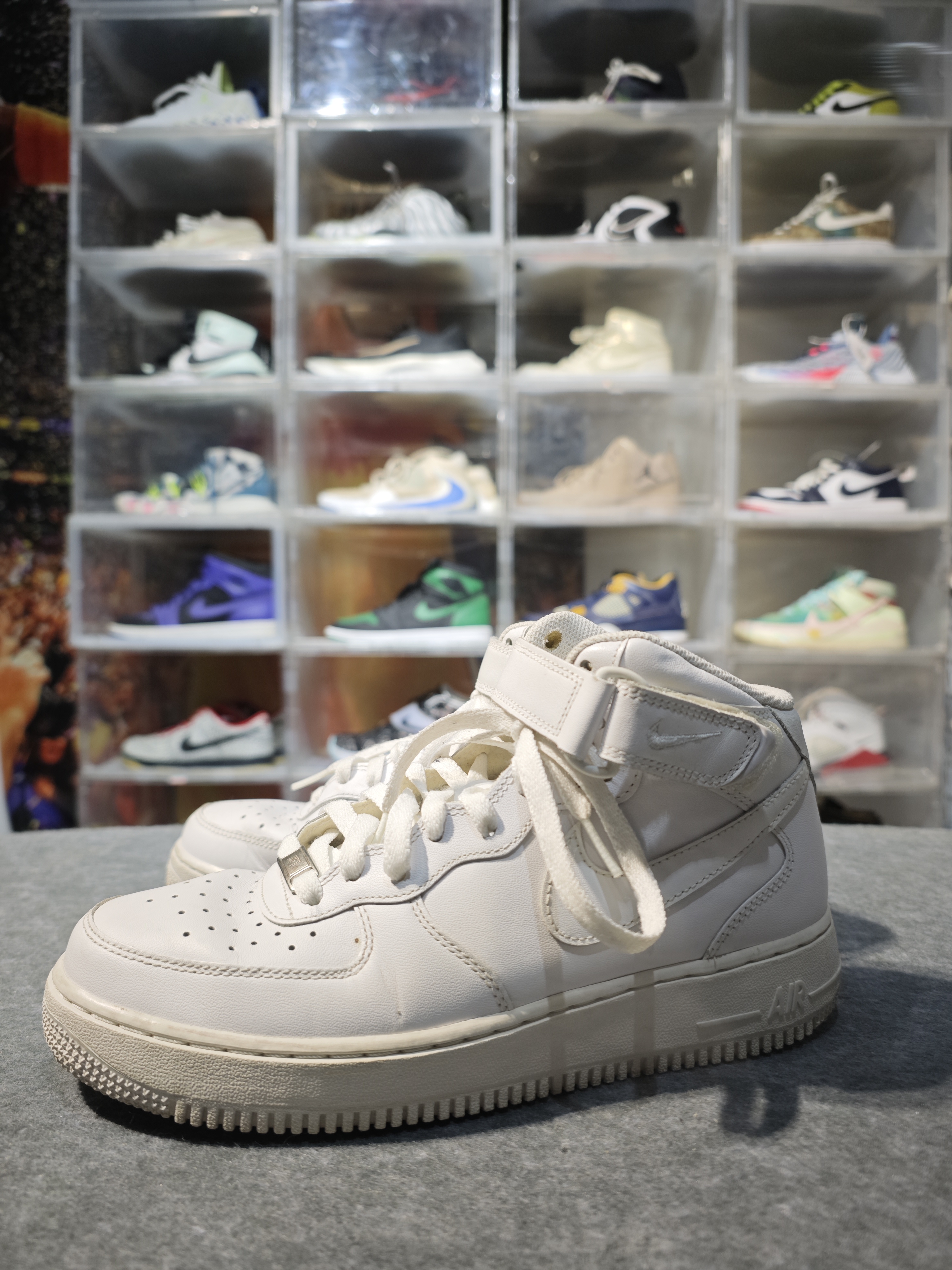 A41码nike白色空军一号舒适透气耐磨百搭中帮板鞋