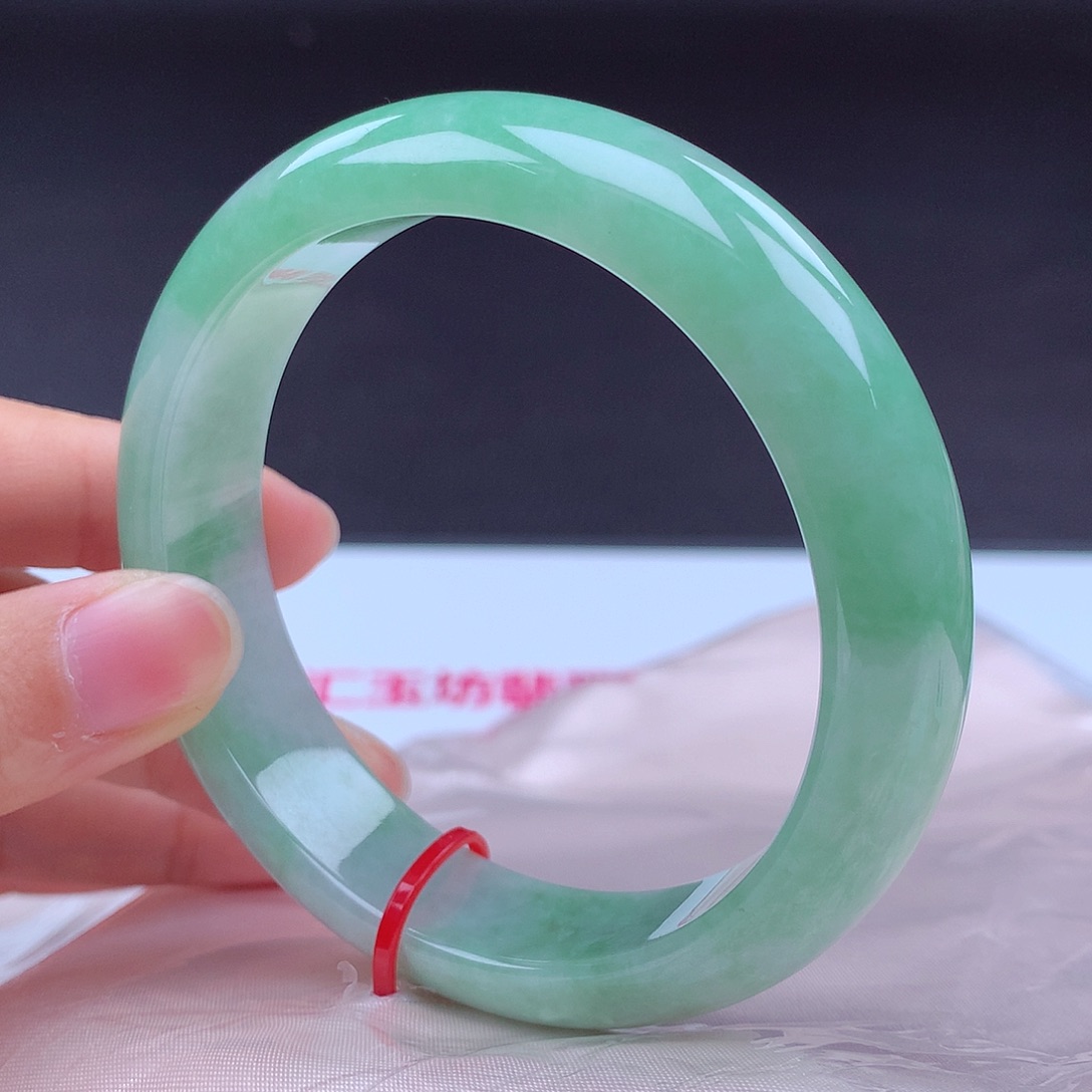 翡翠未镶嵌手镯手镯000731