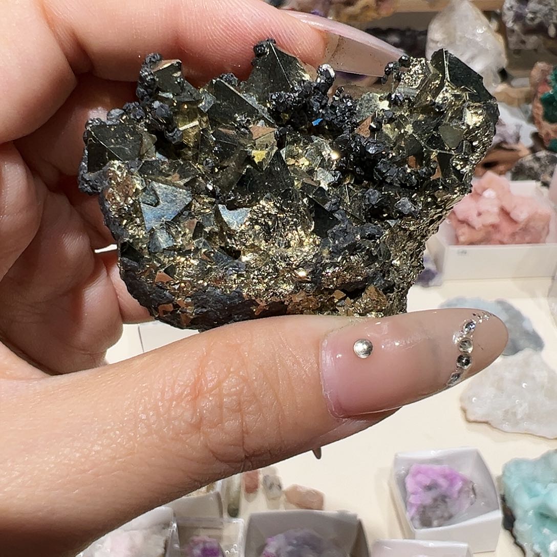 石材秘鲁黄铁矿石