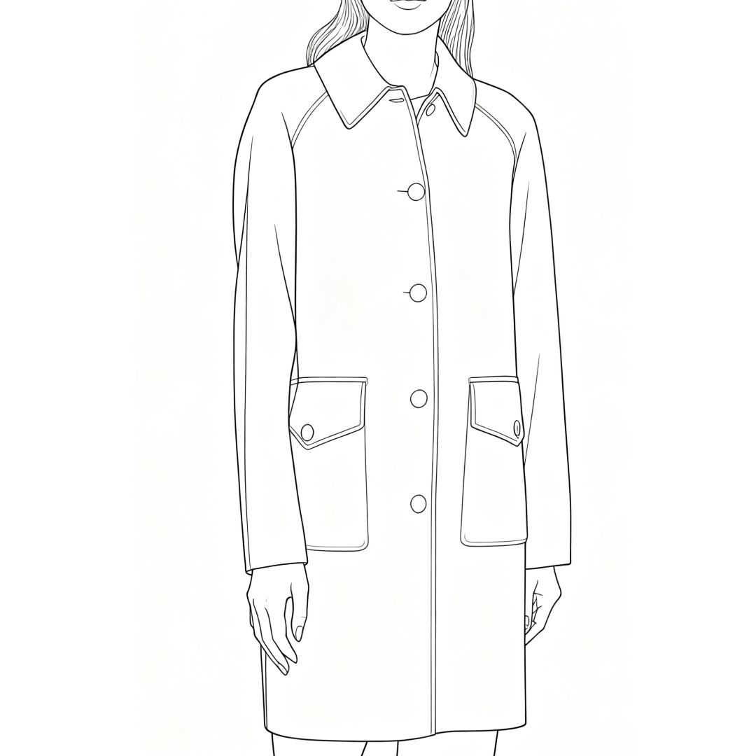 【MonTendre】秋冬新款 T 气质法式保暖中长款翻领毛呢大衣外套女