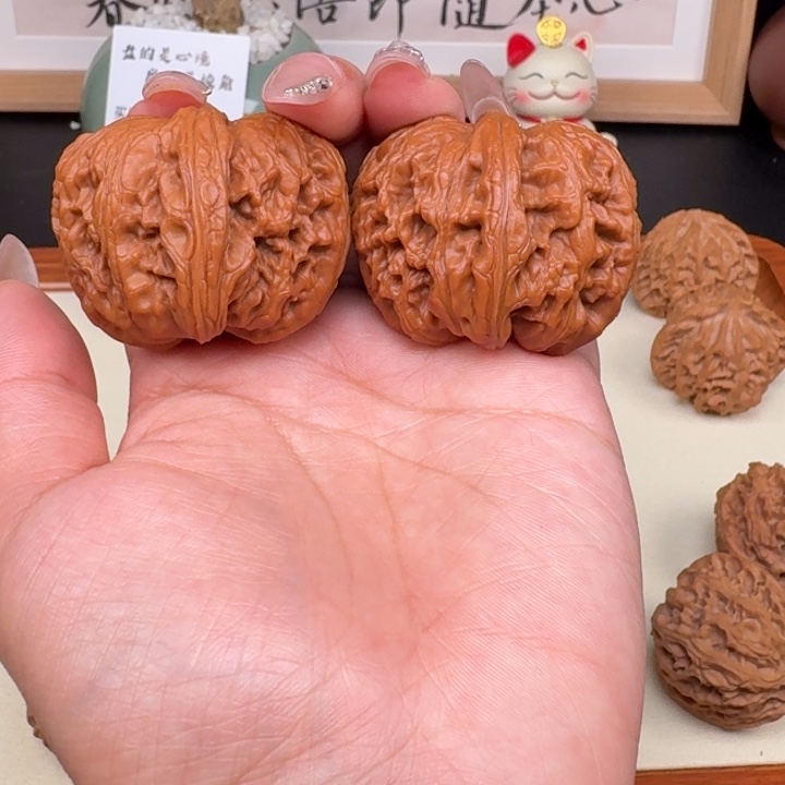 文玩核桃把件全品原生态44元宝