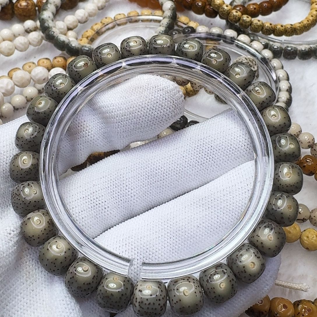 吊坠星月菩提98石玉