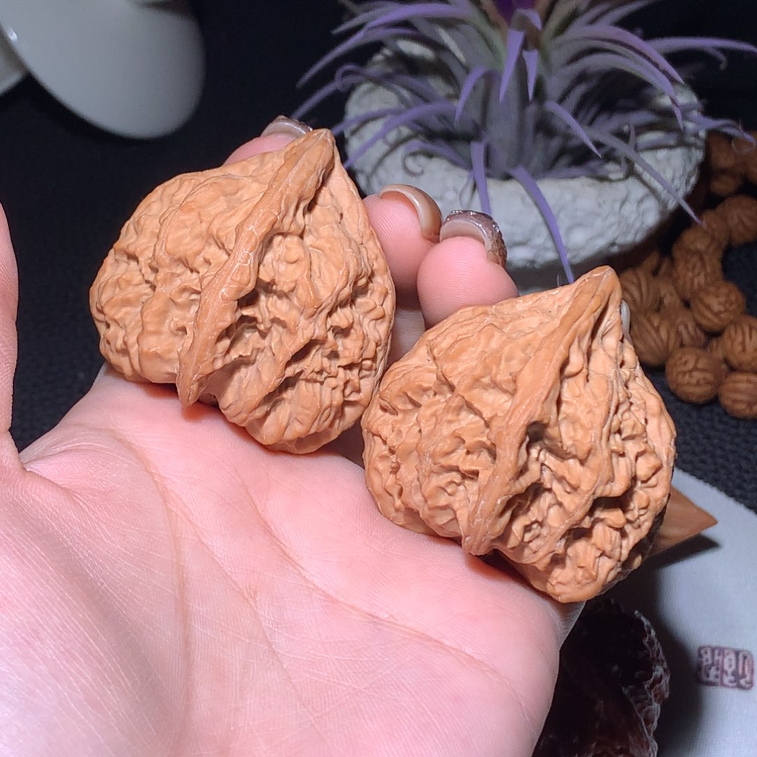 把件桃核火焰马蹄
