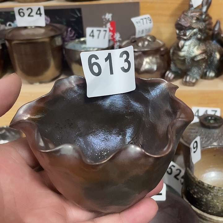 茶杯紫泥柴烧纯手工613