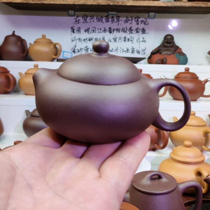 紫砂茶壶李*胖扁西施150cc左右