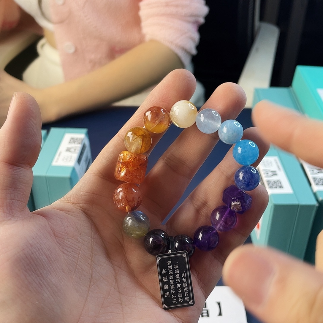 手链水晶银S925镶嵌