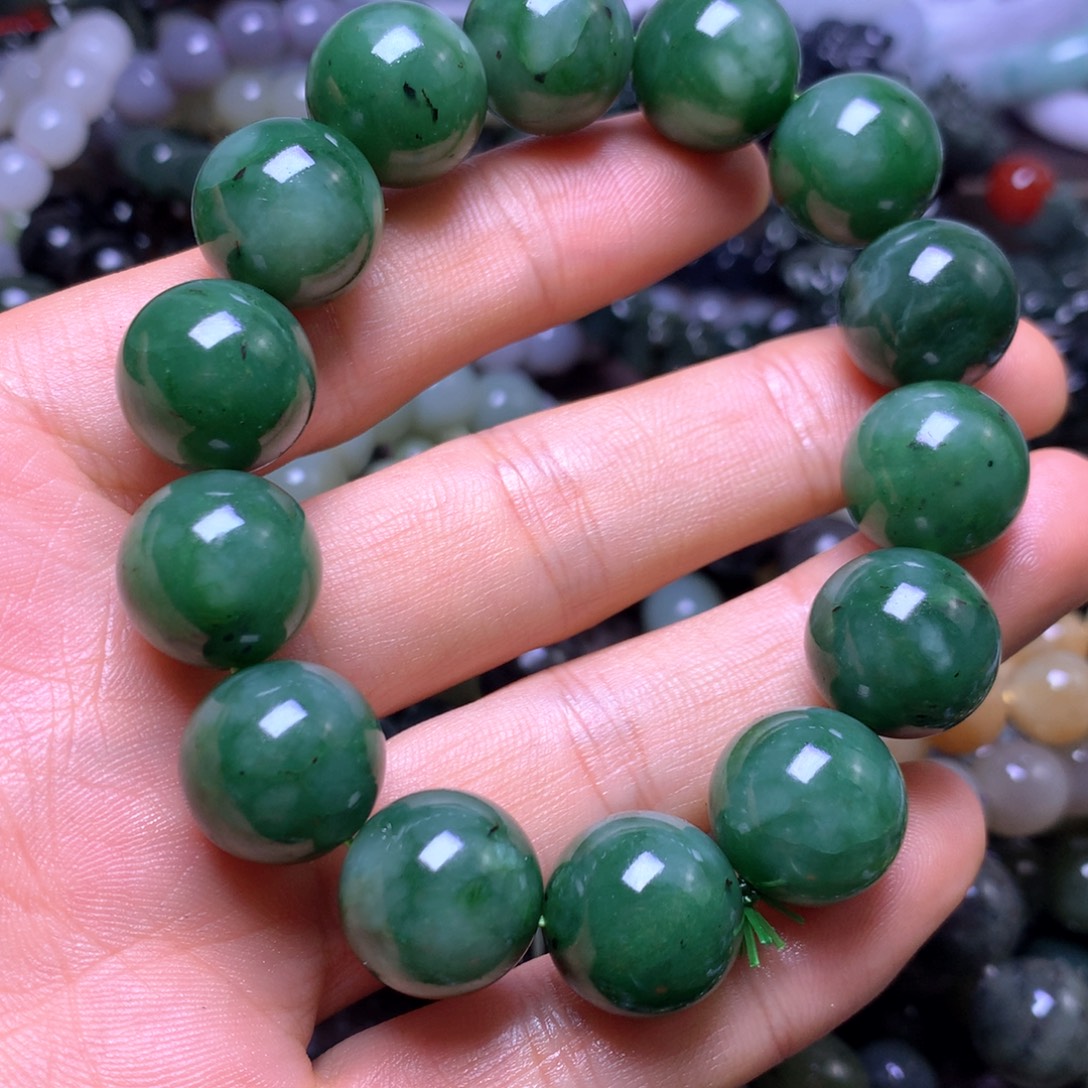 和田玉未镶嵌手串16