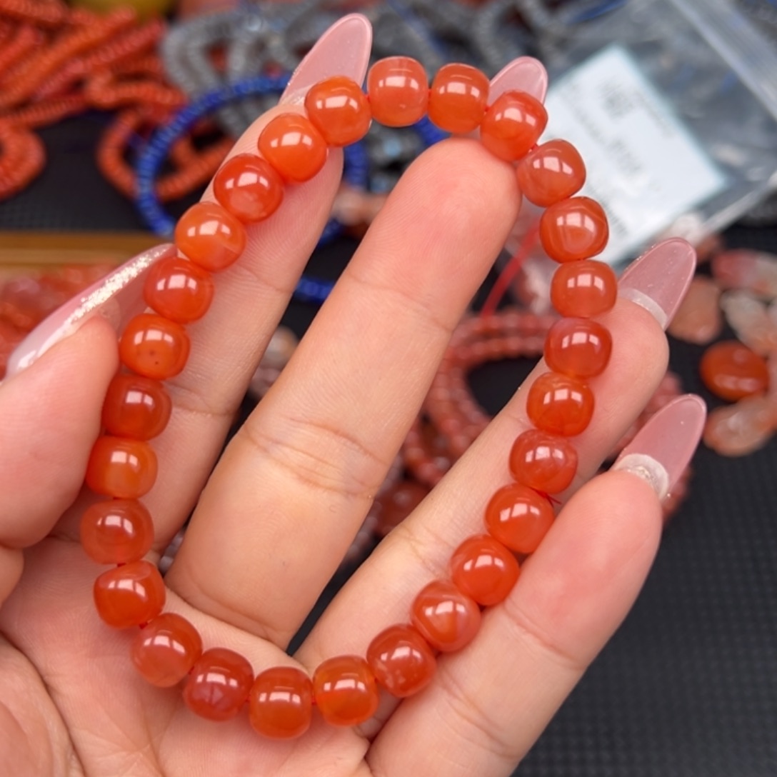 南红玛瑙未镶嵌吊坠(不含链)