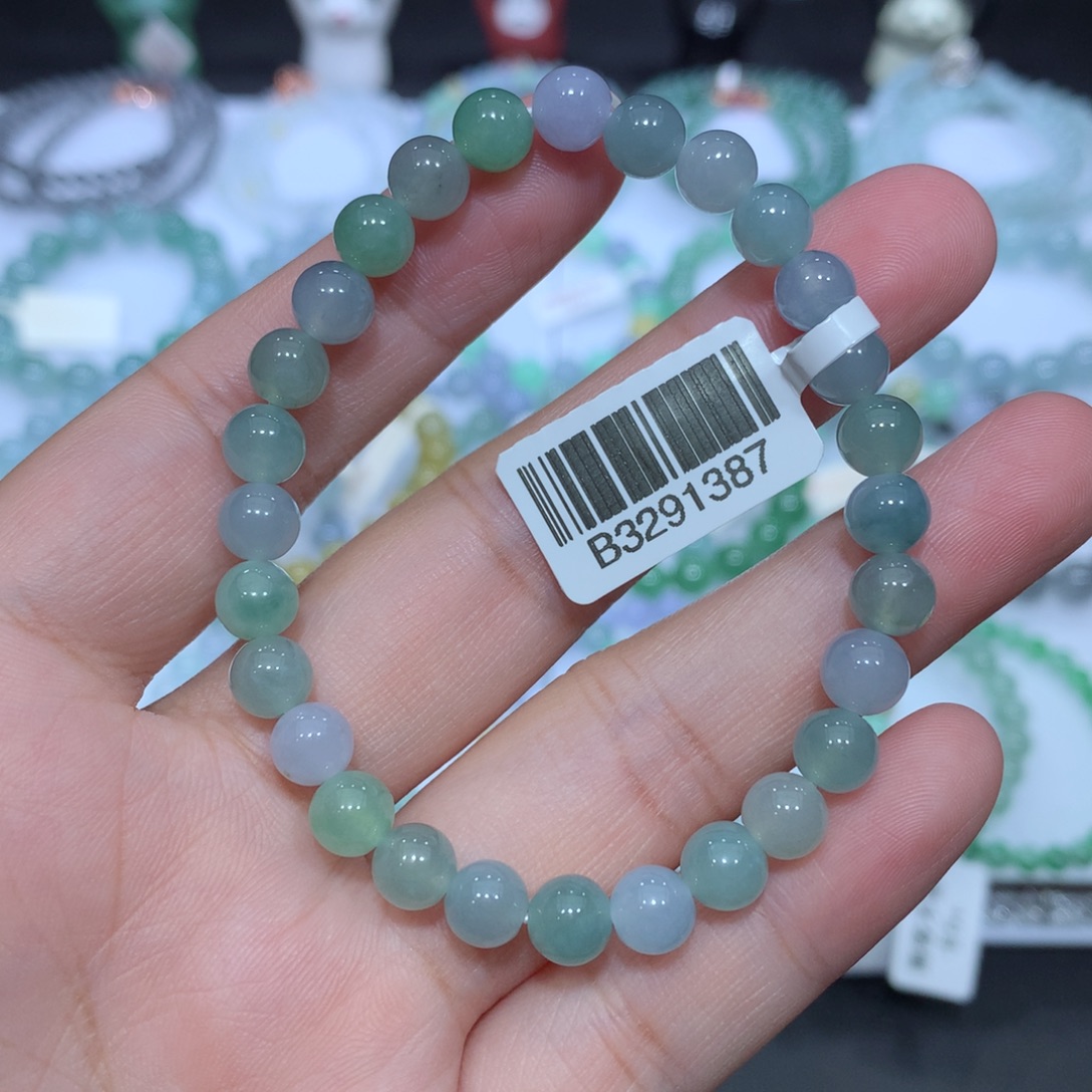 翡翠未镶嵌手串天然