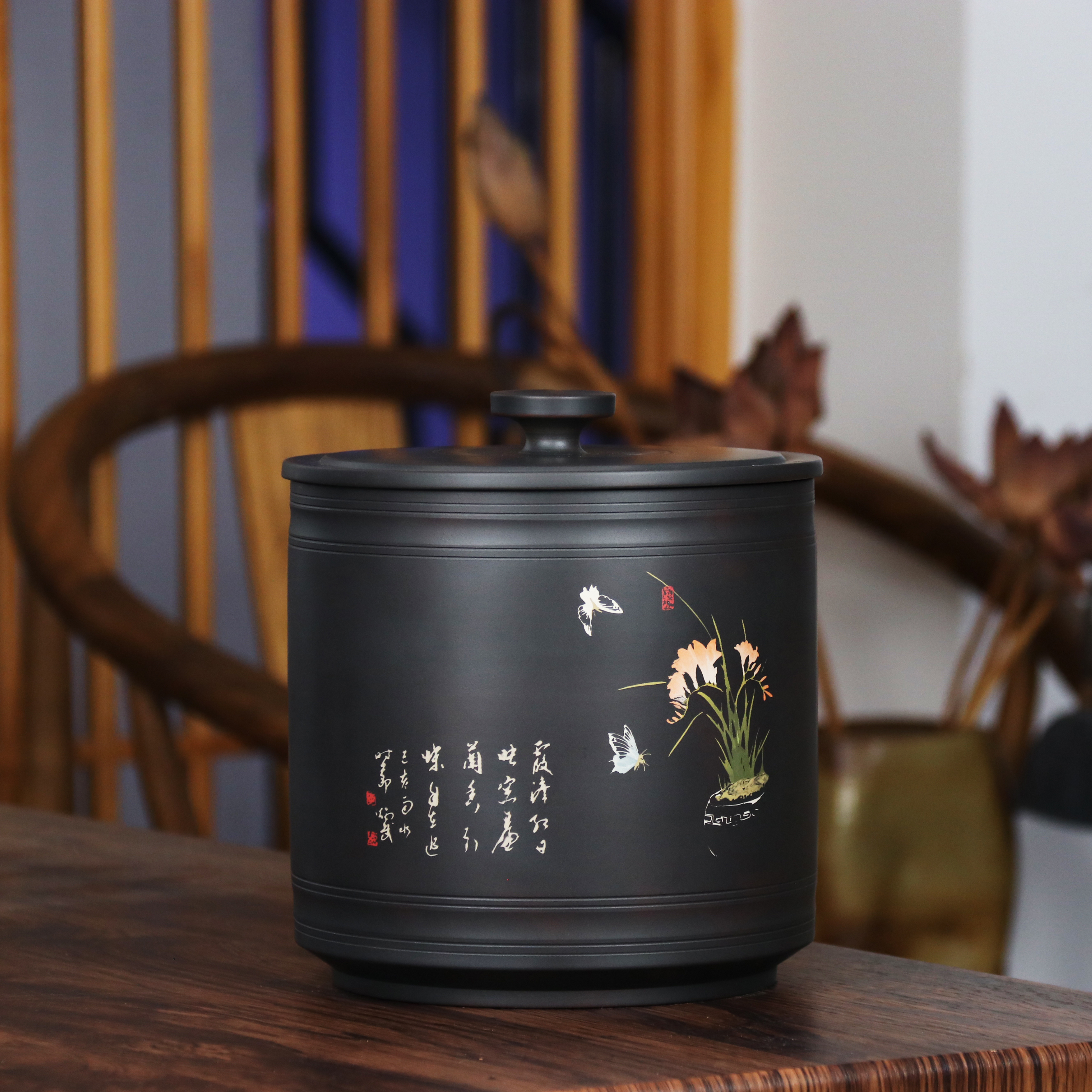 小五饼茶罐（图案不同，慎拍）