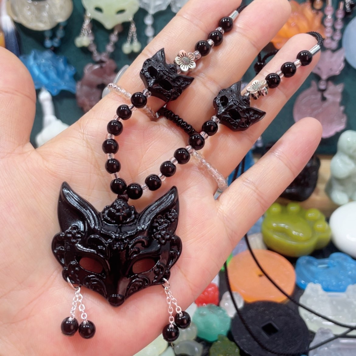 【闪购商品】未镶嵌岫玉颈饰12项链