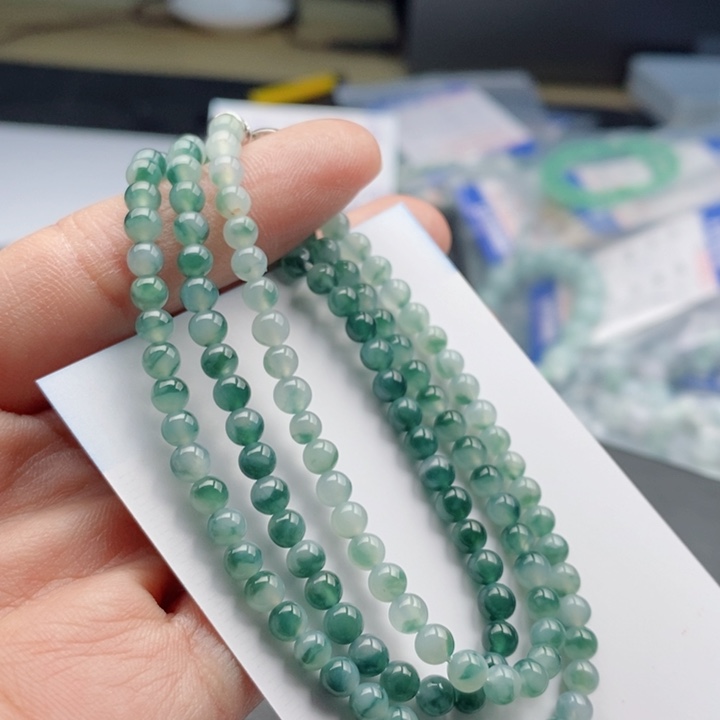 翡翠手链未镶嵌多样性
