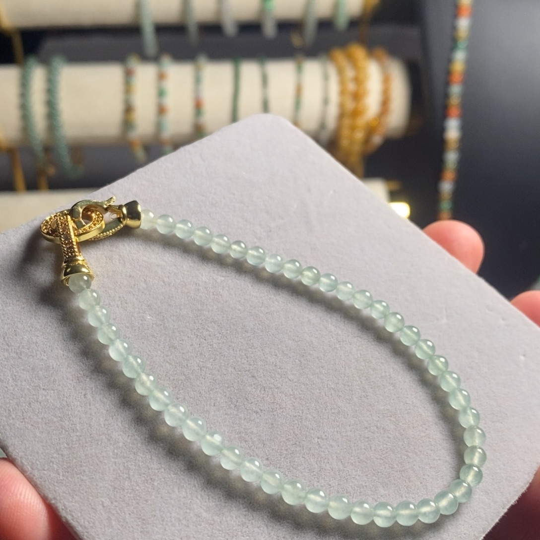 定制翡翠未镶嵌6 缅甸翡翠A货卡4.0