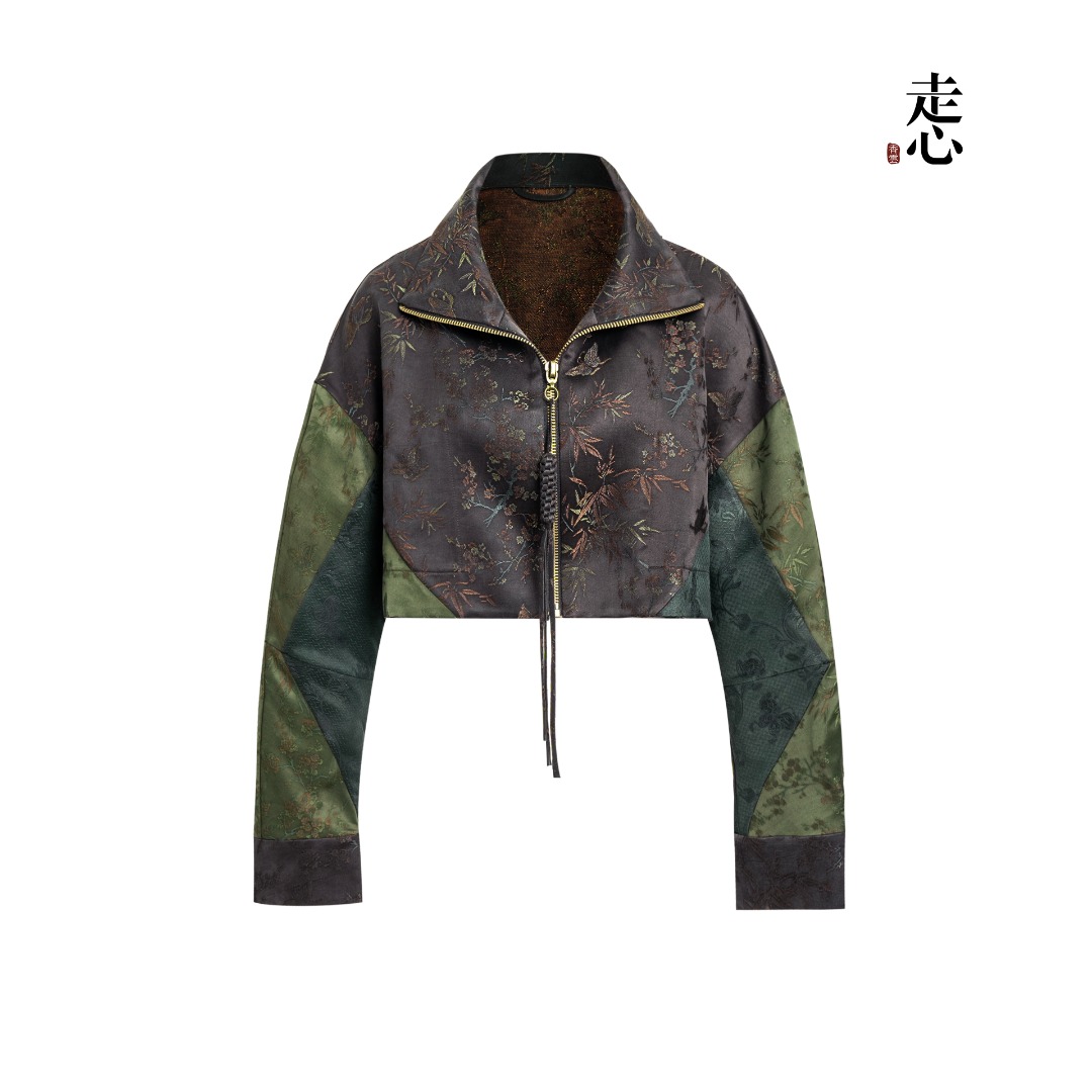 【走心非遗】拼色香云纱上衣外套24ZY41160226