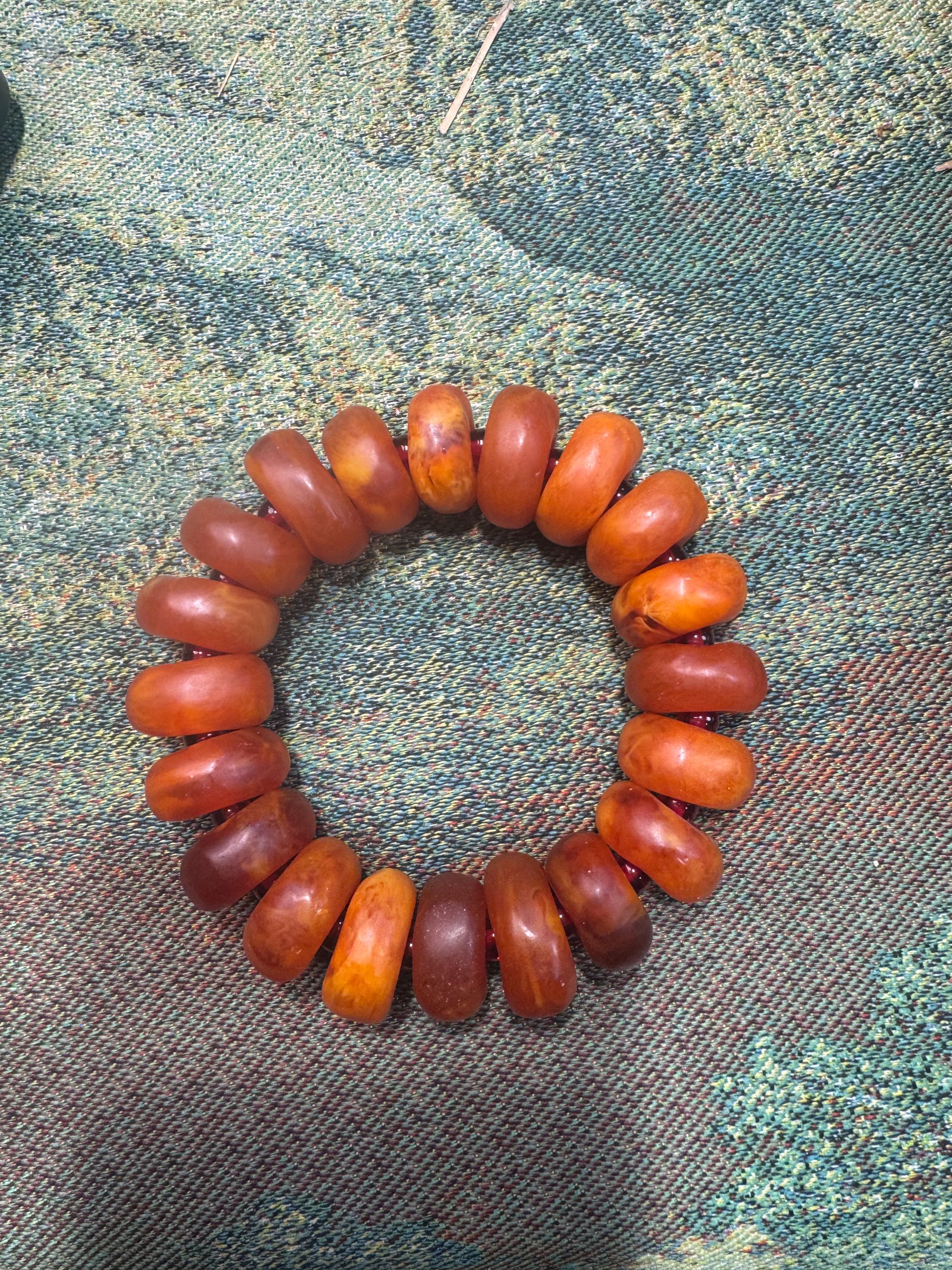 瑞哥专属蜜蜡手串香大