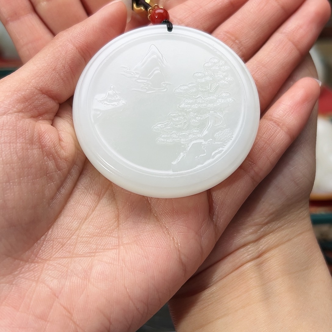 【闪购商品】和田玉挂件未镶嵌土*