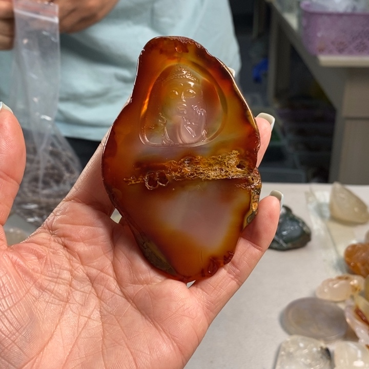 玛瑙/玉髓未镶嵌吊坠(不含链)