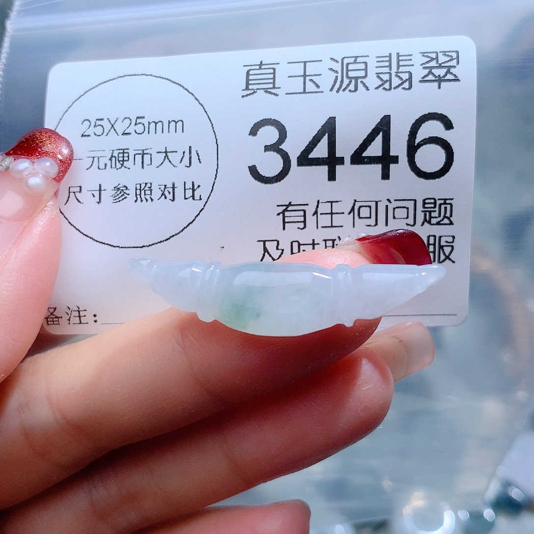 翡翠颈饰未镶嵌3446。